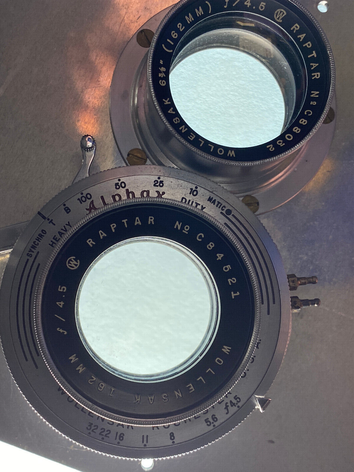 Wollensak Raptar vintage large format lens 612mm
