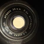 Vintage, RARE Goerz American 35mm f 2.3 Apogor Cineflex mount