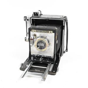 Graflex Speed Graphic 4x5 Camera w/127mm f4.7 Ektar Lens #525