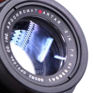 Goerz Apochromat Artar 12 Inch f9 12 in 🔴Red Dot Large Format Lens Free US Ship