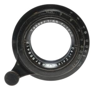 Carl Zeiss Jena Tessar 1:4.5 f=12cm Large Format Camera Brass Lens