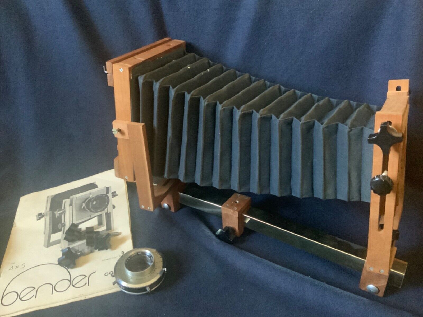 Bender 4x5 Vintage Wooden Frame View Camera