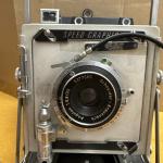 Vintage Speed Graphic Graflex Film Press Camera Schneider Kreuznach 1:6.8/30 Len