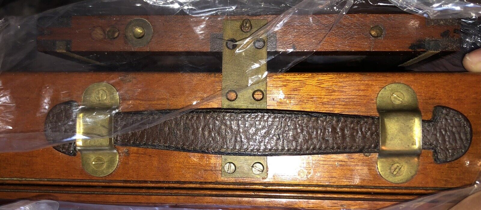 Vintage Wooden and Brass Large Format Camera Body