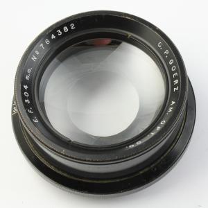 Goerz Am. Opt. Co. 304mm f/5 Lens - Wet Plate or Tintype - Fast Large Format