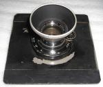 Rare Schneider-Kreuznach 1:9/305mm (12") Lens for large format. BJ 6X6 Wooden bd