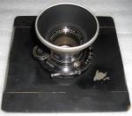 Rare Schneider-Kreuznach 1:9/305mm (12") Lens for large format. BJ 6X6 Wooden bd