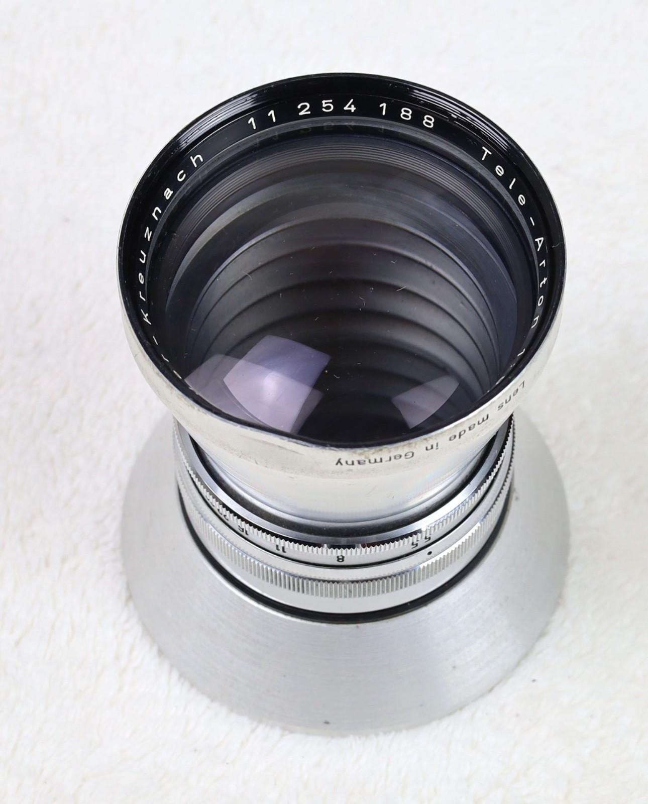 Schneider-Kreuznach TELE-ARTON 270mm f5.5  Barrel Lens for Medium Format Cameras