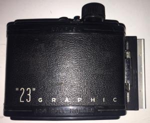 Vintage Graflex 23 Graphic 120 Roll Film Back Holder 2x3 6x9 8exp.
