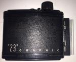 Vintage Graflex 23 Graphic 120 Roll Film Back Holder 2x3 6x9 8exp.