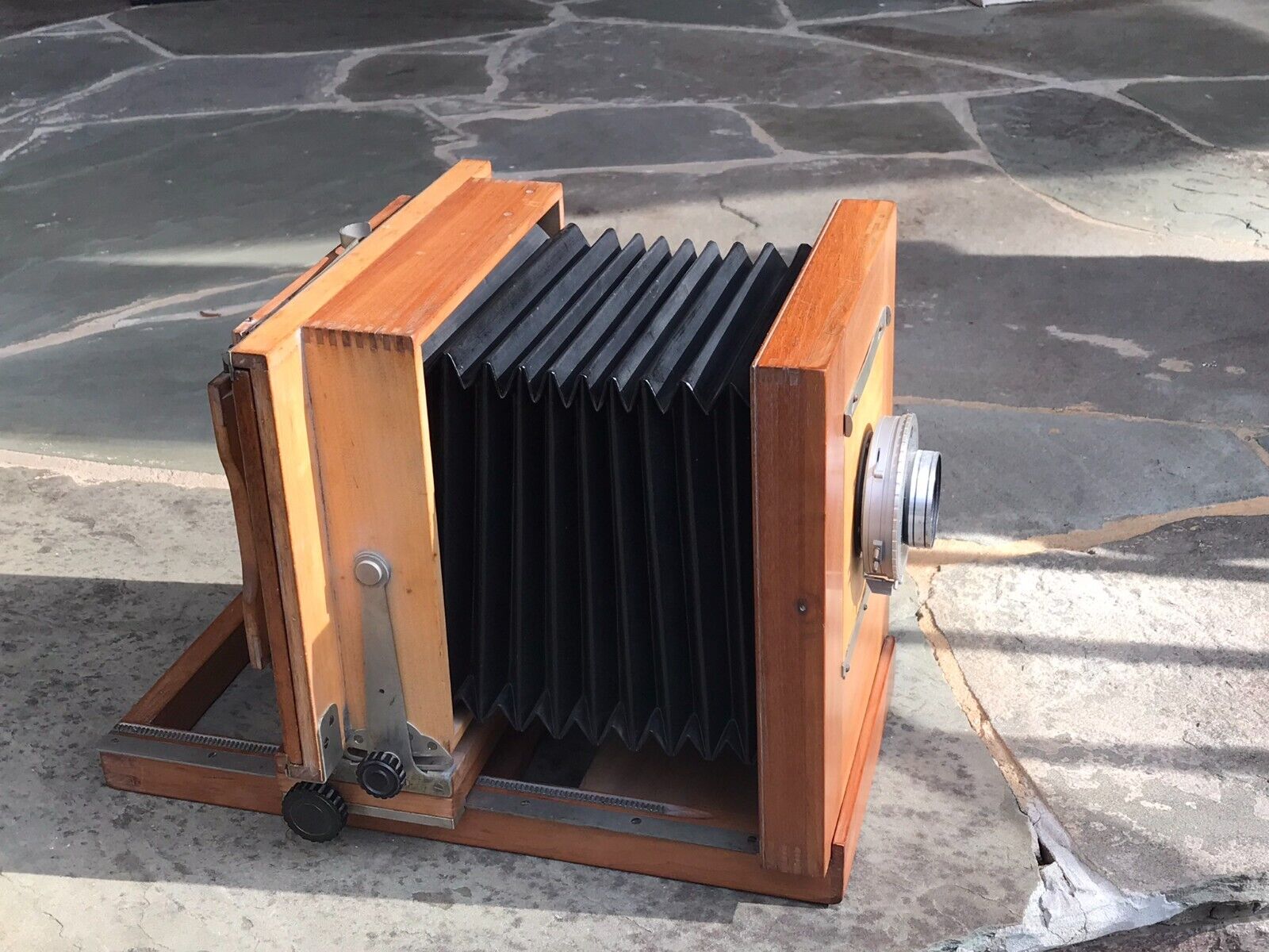 School Picture Camera: Vintage 5x7 Wood Portrait Model