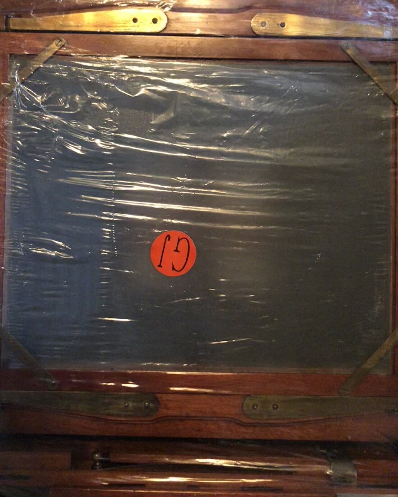 Vintage Wooden and Brass Large Format Camera Body
