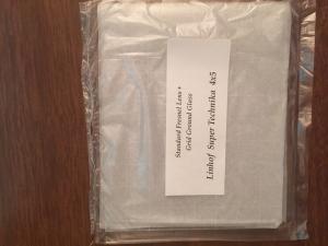 New Linhof Super Technika 4x5 Camera Fresnel Lens + Ground Glass-Best quality