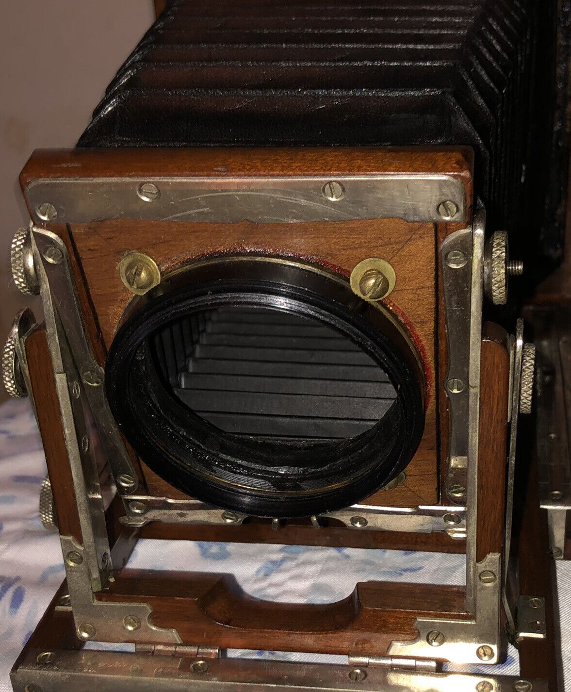 Vintage Large Format Folding Camera Body-Maker Unknown