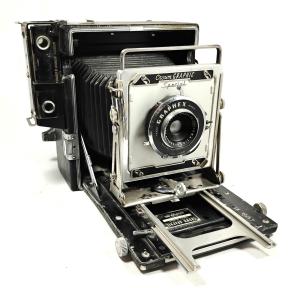 Graflex Crown Graphic Special 4x5 Press Camera w/ Optar 6.8 90mm Lens