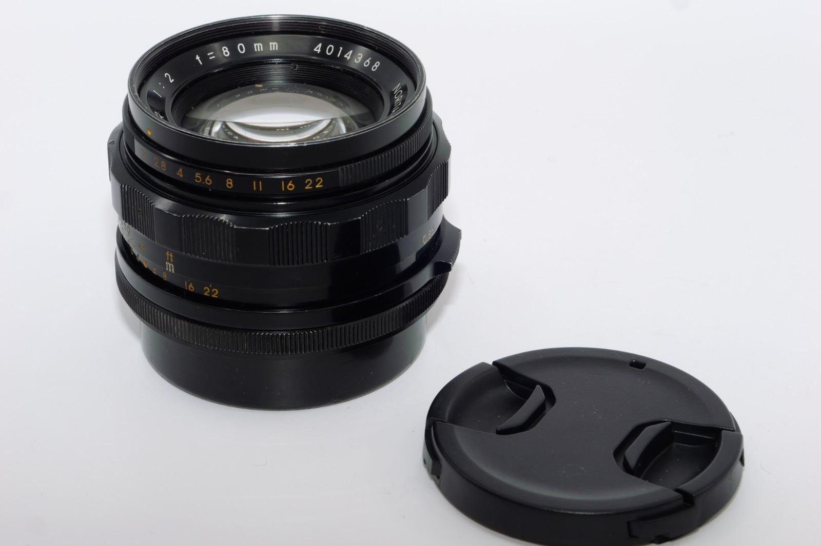 Graflex Norita NORITAR 80mm f/2 FAST normal lens for Norita 66 camera. Caps.