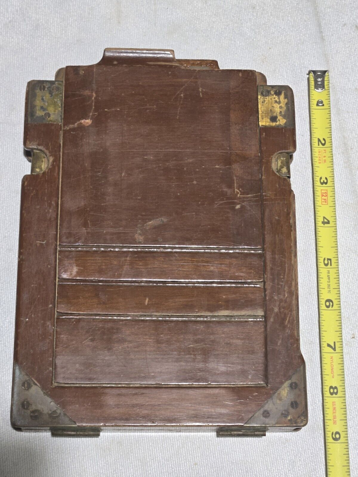 Vintage Wood Folding Camera with Plate Holder