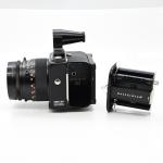 Hasselblad SWC/M Black Medium Format Camera w/38mm Lens, Finder, & Back #534