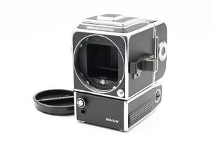 Hasselblad 500EL/M Camera Chrome 500ELM Kit w/WL Finder, A12 Back #089
