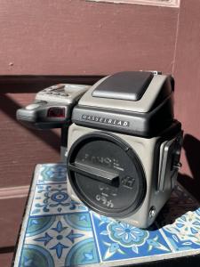 Hasselblad H2F Film Camera Body and Viewfinder (+ Mystery Digital Back) Ex+ Cond