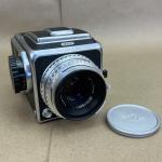 Hasselblad 1000F Medium Format Film Camera W/ 80mm 2.8 Tessar & Two 120 Backs