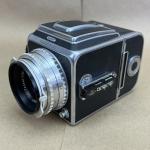 Hasselblad 1000F Medium Format Film Camera W/ 80mm 2.8 Tessar & Two 120 Backs