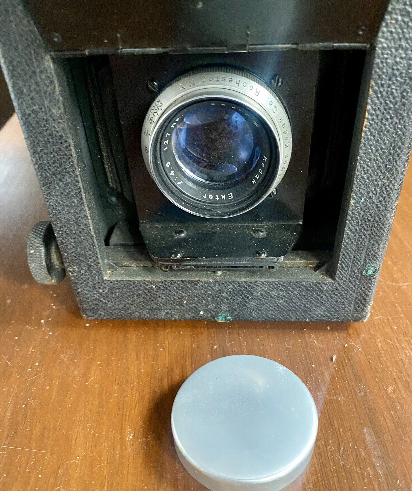 Rare Black Graflex Antique 23" Folding Camera Iconic