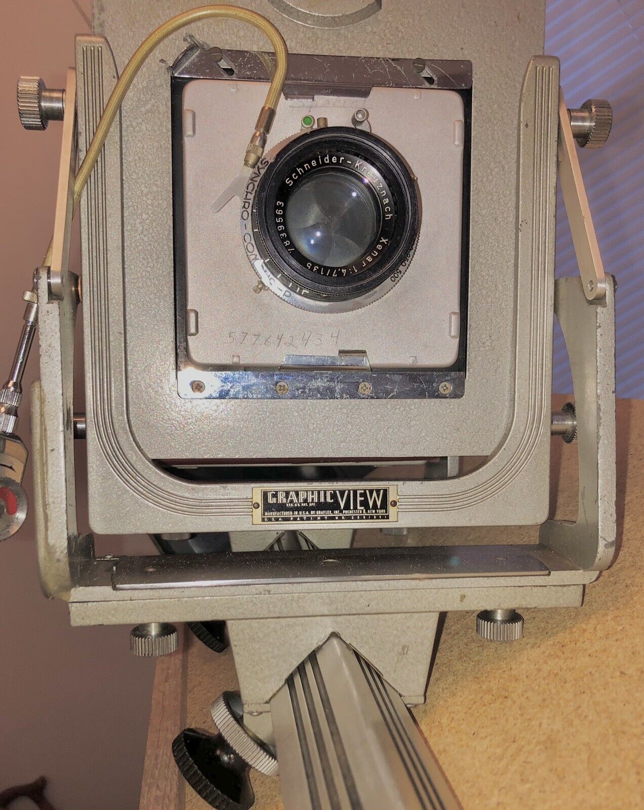 Vintage Graflex Graphic View Camera with Film Holders