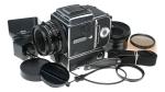 500 ELX Hasselblad camera Planar 2.8/80mm Zeiss T lens film kit