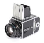 Hasselblad 500C 6X6 camera w/ Planar 80mm F2.8 C T* lens + A12 Back + WLF #2400