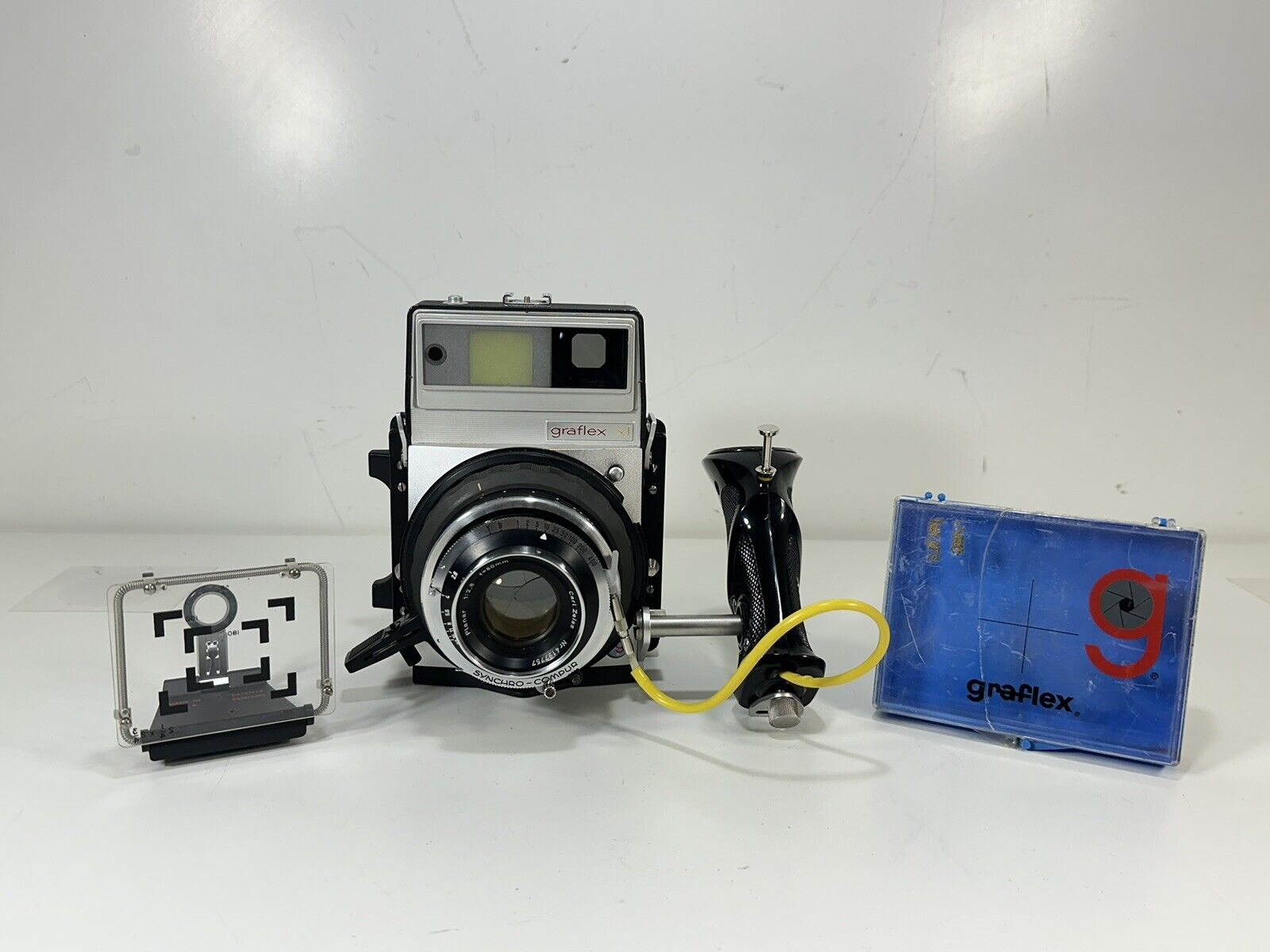 Vintage Graflex XL Rangefinder Camera with Carl Zeiss Lens