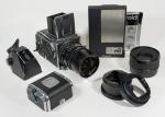 Hasselblad 501CM W/ Carl Zeiss Distagon CF 50mm F/4 T Lens + MANY accessories
