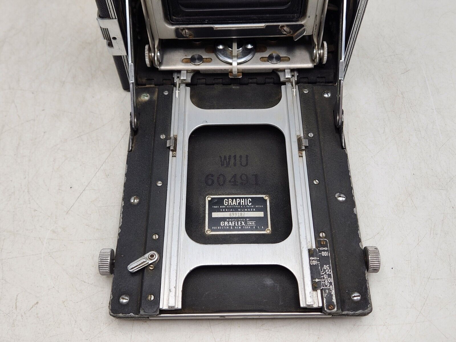 Vintage Graflex Crown Graphic 4x5 Large Format Camera Body