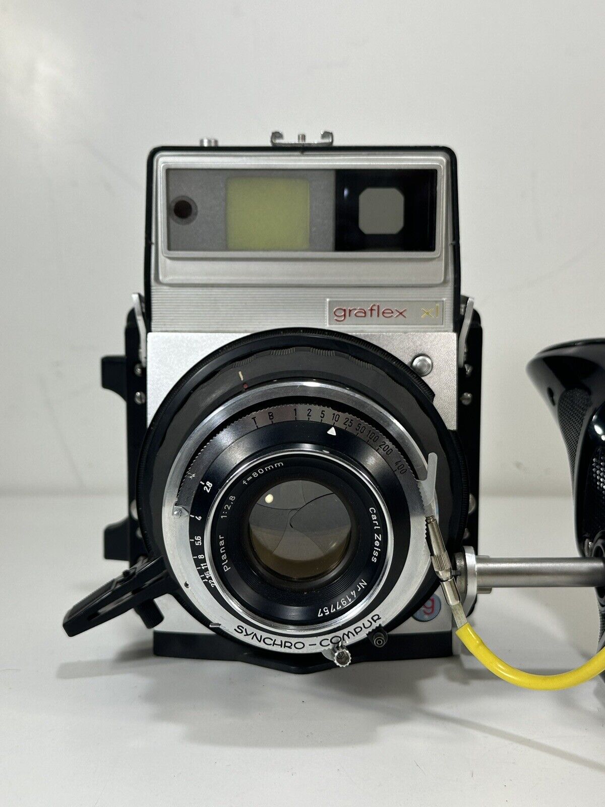 Vintage Graflex XL Rangefinder Camera with Carl Zeiss Lens