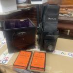 Vintage Graflex RB Series B 2 1/4 x 3 1/4 SLR Camera w/ 2 Film Holders & Case