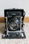 RARE VTG Linhof Quadrat Germany Large Format 4x5 Camera Compur T-P Cooke Lens