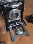 Graflex Speed Graphic 4x5 Vintage Folding Camera w/extras
