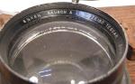BAUSCH LOMB ZEISS TESSAR SERIES 1c LENS W/PACKARD IDEAL SHUTTER LARGE FORMAT