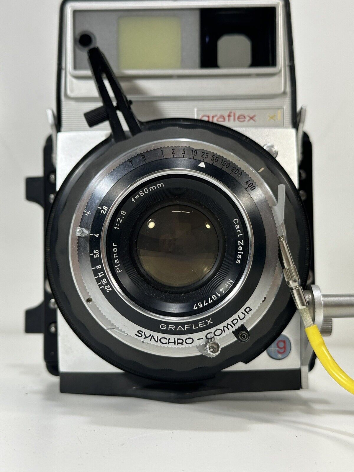 Vintage Graflex XL Rangefinder Camera with Carl Zeiss Lens