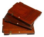 Vintage Large Format Wood Folding Camera Holders