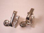 Vintage SWANK Rhinestone Flash Camera Cuff Links