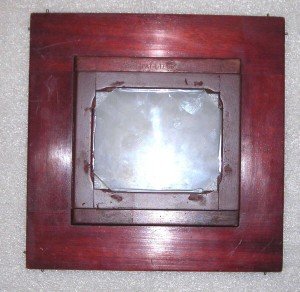 Vintage 10x10 to 5x4 Film Camera Back