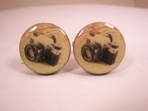 Vintage 35mm Large Format Camera Cuff Links