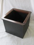 Vintage Large Format Camera Wood Recessed Lens Board