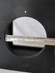 Vintage Large Format Camera Wood Recessed Lens Board