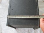 Vintage Large Format Camera Wood Recessed Lens Board