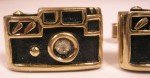 Vintage Rhinestone SWANK Cuff Links for Film Cameras