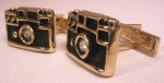 Vintage Rhinestone SWANK Cuff Links for Film Cameras
