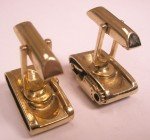 Vintage Rhinestone SWANK Cuff Links for Film Cameras