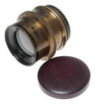 Busch Rapid Aplanat 20cm Brass Camera Lens